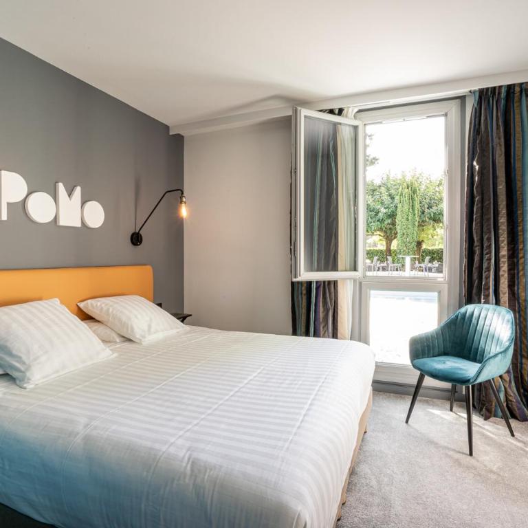 PoMo Hôtel & Restaurant - Chambre Lit King-Size - 7
