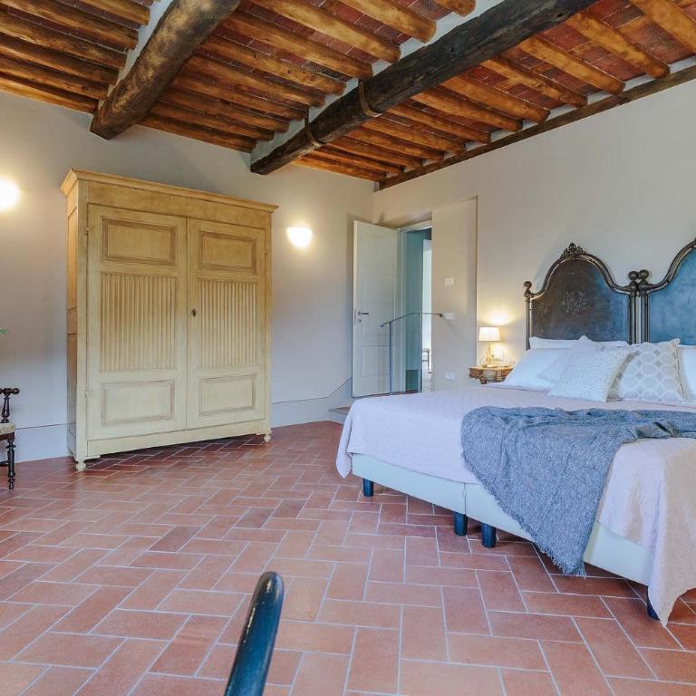 Antica Pergola di San Giusto - Camera Matrimoniale/Doppia con Letti Singoli con Vista Piscina - 2