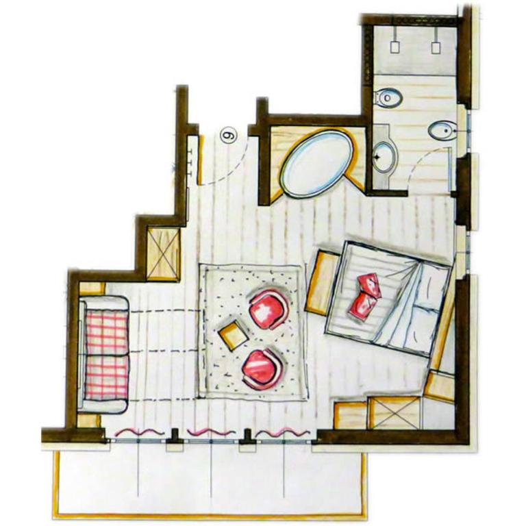 B&B Ecohotel Chalet des Alpes - Suite con Vasca Idromassaggio - 1
