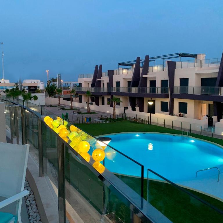 Higuericas Costa 412 - Rooftop terrace and pool view 300 m from beach - Apartment mit 2 Schlafzimmern - 13