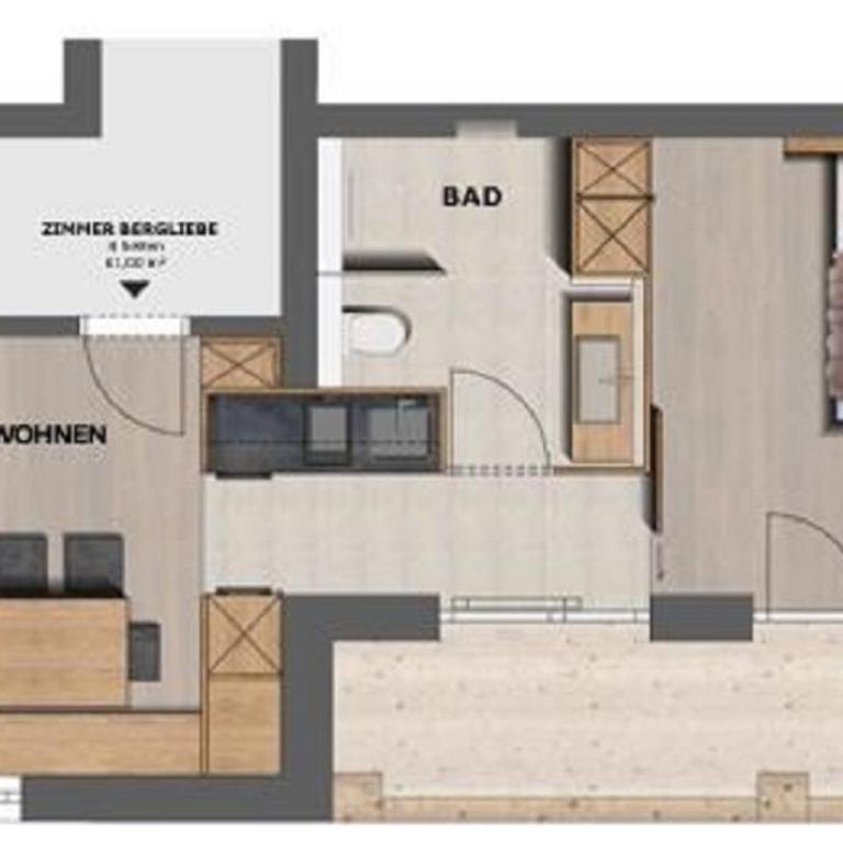 Hotel & Appartements Alpenresidenz Viktoria inklusive Sommer Stubai Super Card - Apartment mit 1 Schlafzimmer - 12