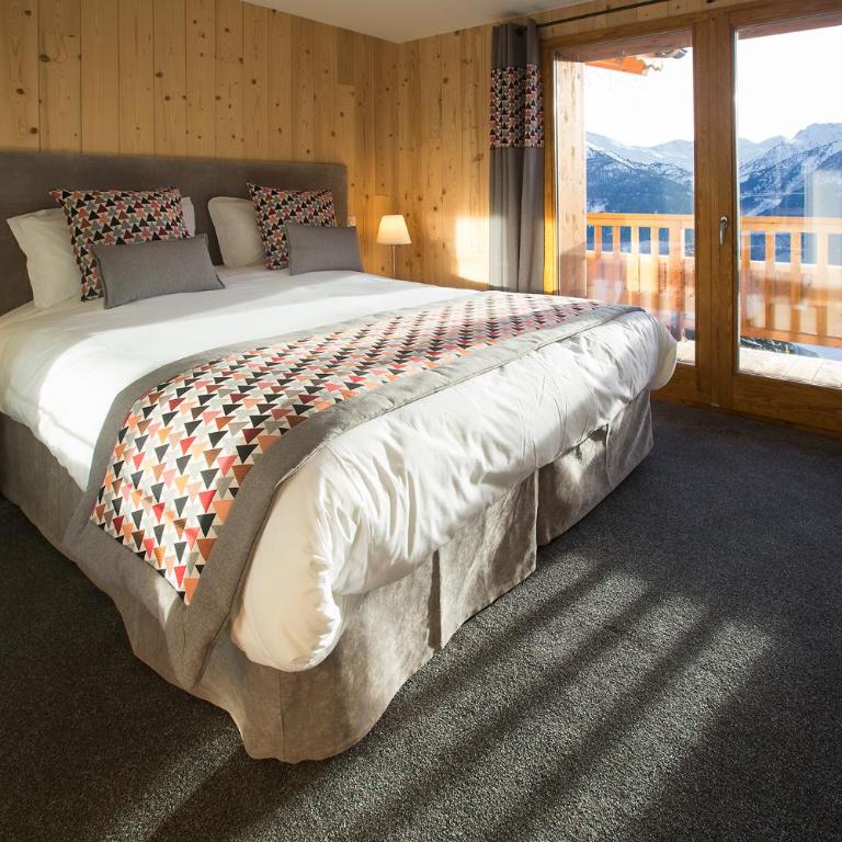 Chalet l’Aiglon - Chambre Double ou Lits Jumeaux avec Balcon - 4