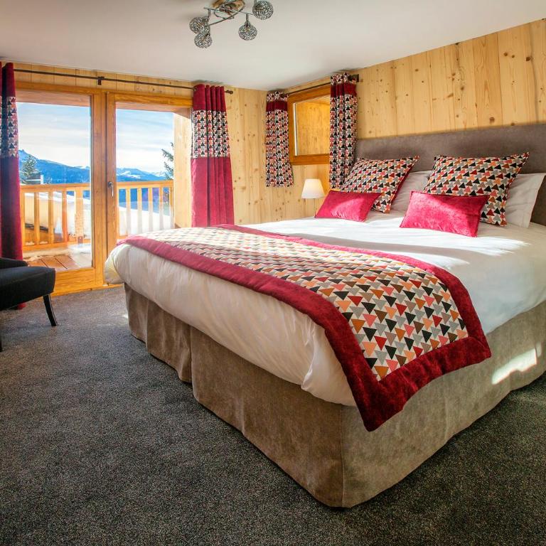 Chalet l’Aiglon - Chambre Familiale avec Balcon - 1
