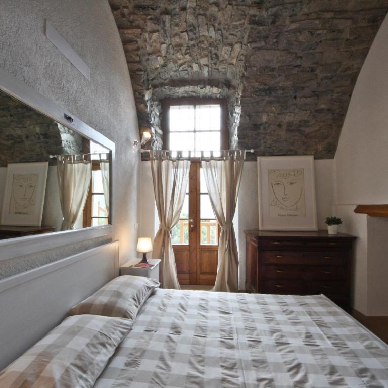 Agriturismo Crotto Di Somana - Camera Matrimoniale con Vista Lago - 8