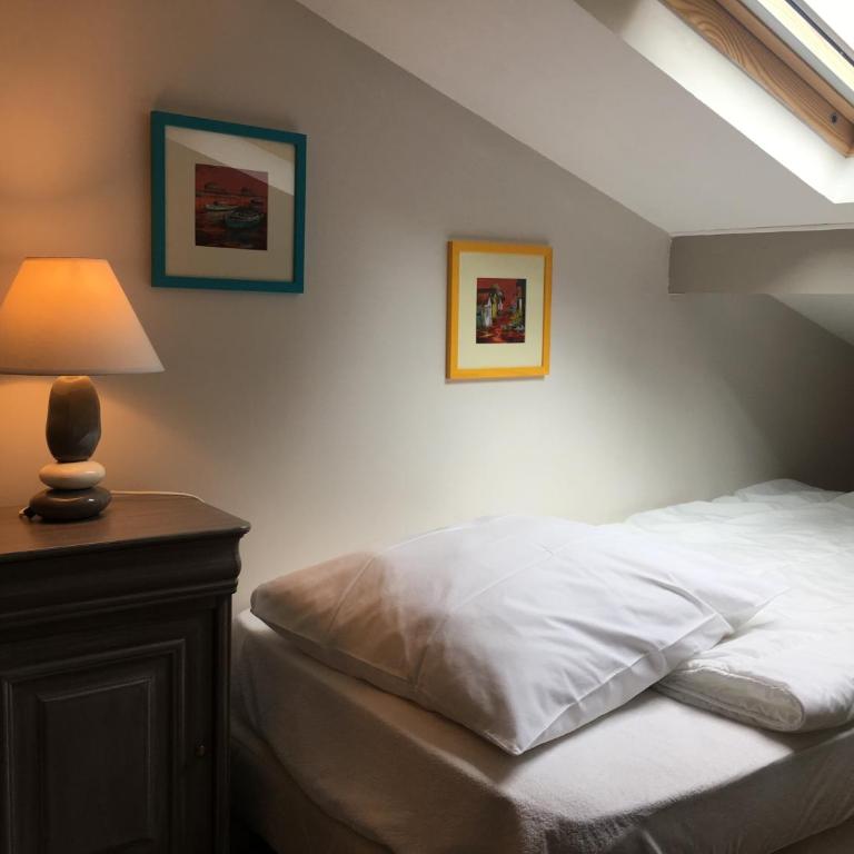 Villa Andernos - Zimmer mit Zwischengeschoss und Gartenblick - 11