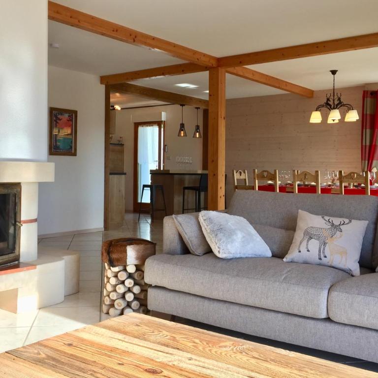 Chalet Le Flocon Bleu - Mauselaine avec vue sur le Lac de Gérardmer - Chalet 3 Chambres - 80