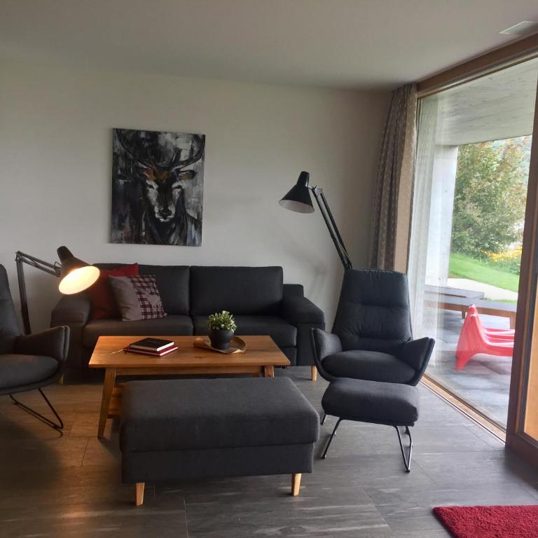 Casa Admisa, spektakuläre Aussicht, Ski in and out, hochwertige Einrichtung, Valserstein und Eiche - Apartment mit 2 Schlafzimmern - 35