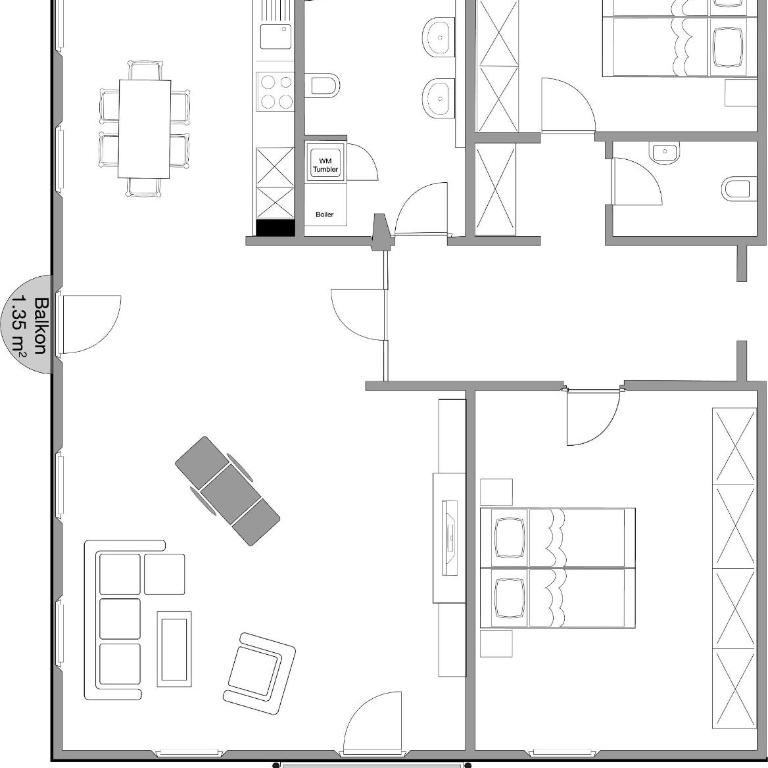 Chasa Anna - Apartment mit Blick auf die Berge - 18
