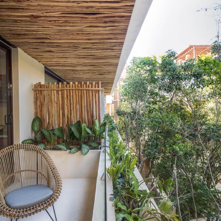 Copal Tulum Hotel - Estudio Deluxe Jungle con terraza y vistas al jardín - 1 cama extragrande y 1 sofá cama extragrande - 5