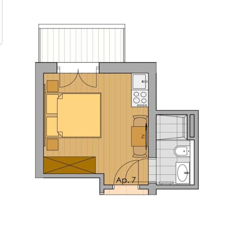 Appartementhaus AURUM - Summercard included - Studio mit Balkon - 9