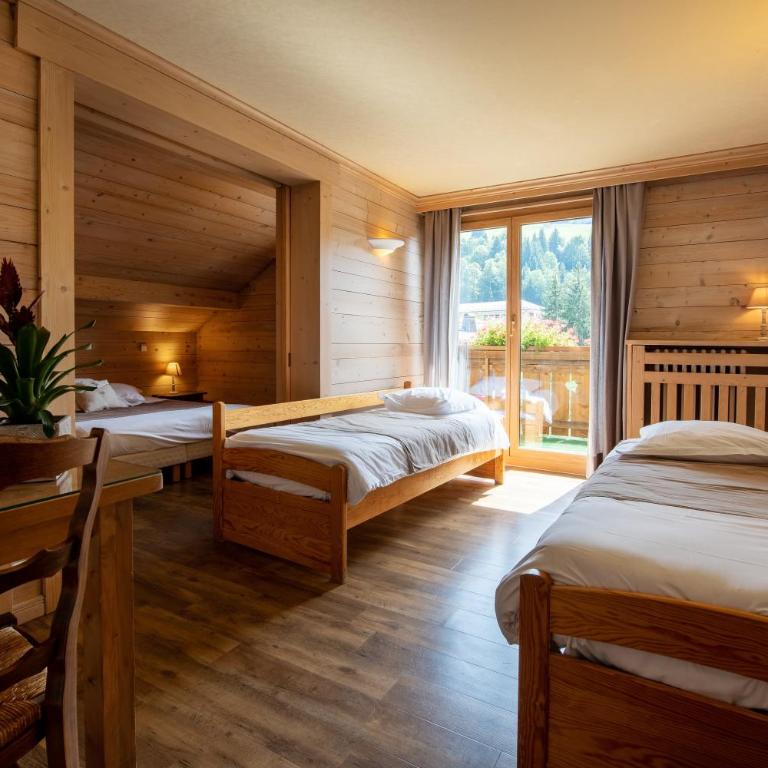 Hôtel La Montagne - Chambre Familiale avec Balcon - 1