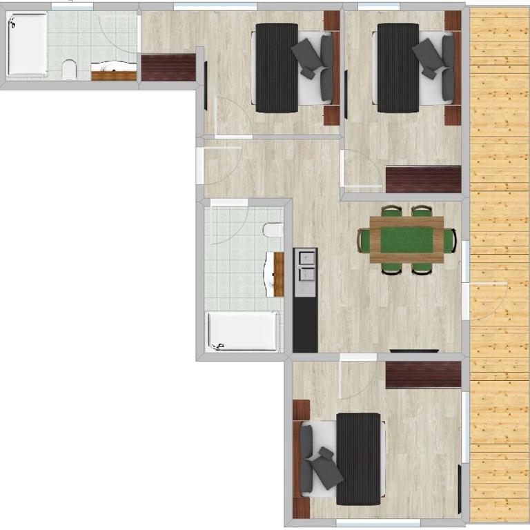 Apart Platzer - Apartment mit 3 Schlafzimmern - 13
