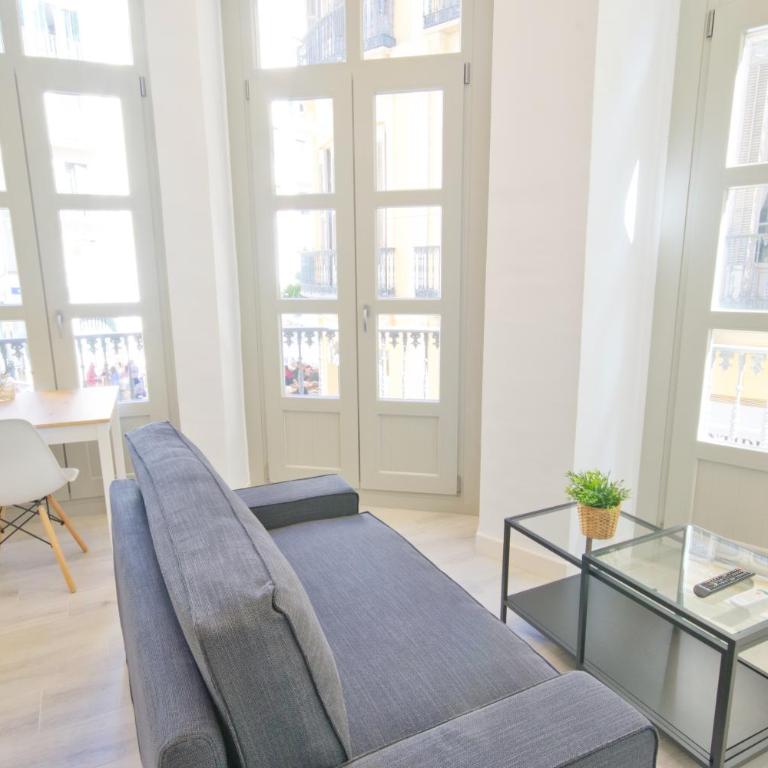 MalagaUrbanRooms - Central Suites - Apartamento de 1 Dormitorio con balcón y vistas a la ciudad - 10
