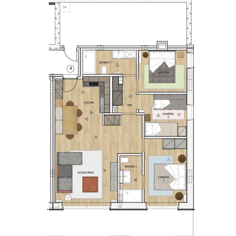 Chalet Bizet - Limone 1400 - Appartamento con 3 Camere da Letto - 34