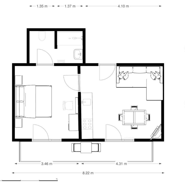 Casa Montana - One-Bedroom Apartment with Balcony - 1