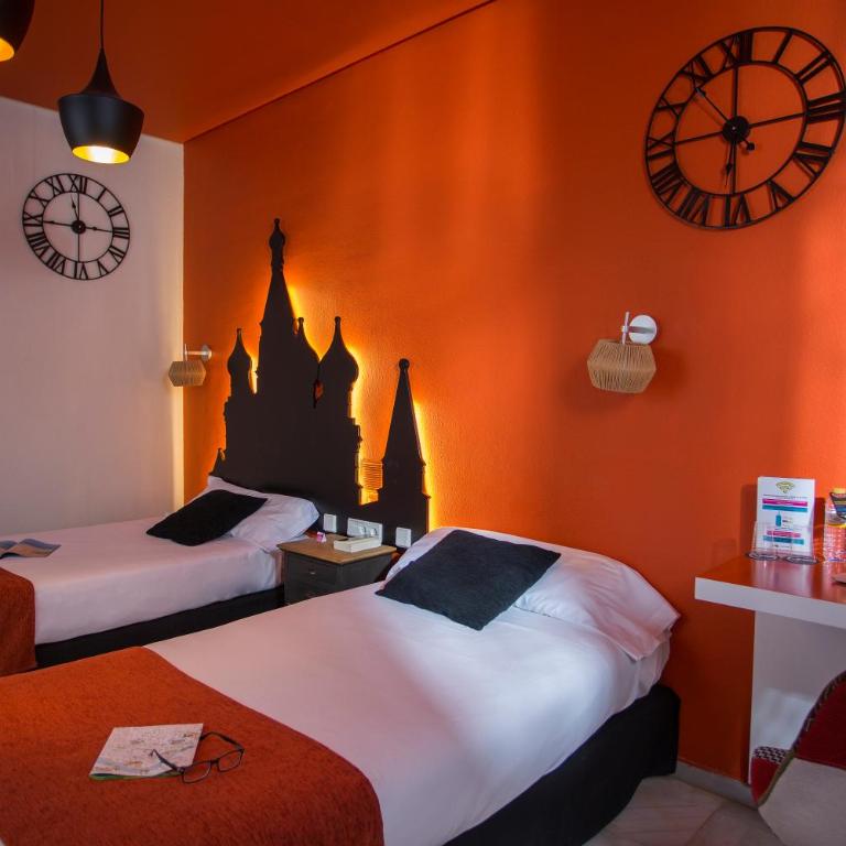 Casual de las Letras Sevilla by Casual Hoteles - Habitación Doble - 2 camas - 3