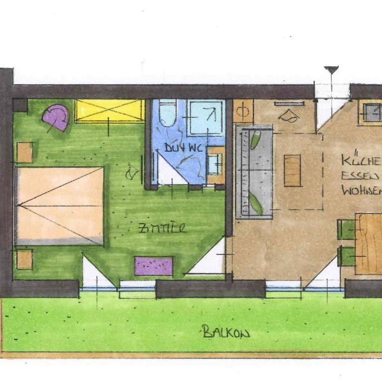 Haus Alpenglühn - Appartement 1 Chambre - 2