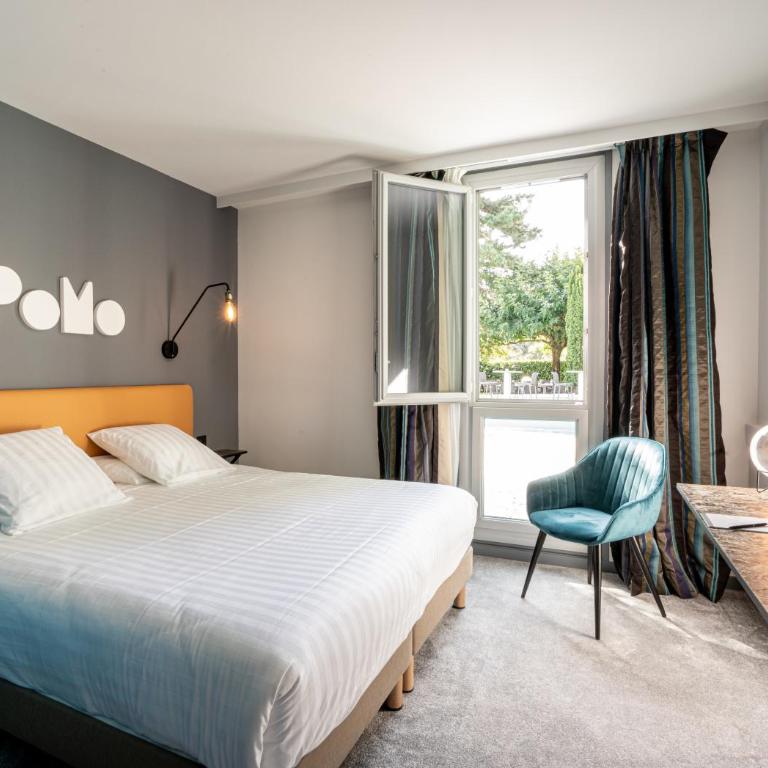 PoMo Hôtel & Restaurant - Chambre Double Classique - 1