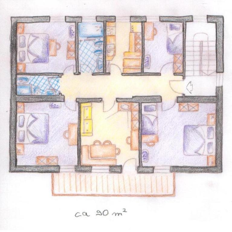 Appartamento Puez - Appartamento con Balcone - 15