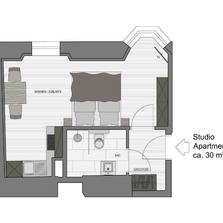Basic Apartments downtown - Studio-Apartment - 5