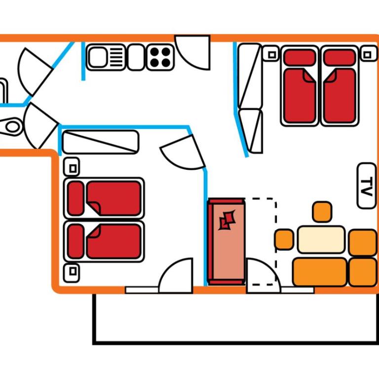 Aparthotel Markushof - Apartment mit 1 Schlafzimmer - Typ C - 10
