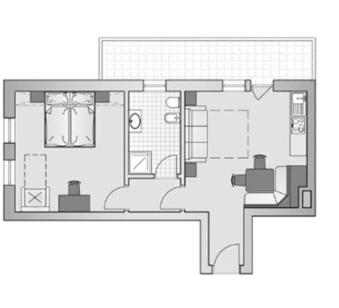 Apparthotel Sellaronda - Appartamento con 1 Camera da Letto (5 Adulti) - 4
