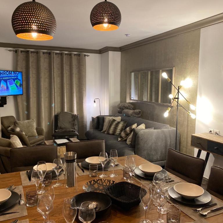 ARC 1950 - APPT 2 CHAMBRES/ 1 COIN NUIT LUXUEUX- SKI AUX PIEDS - Apartment mit Terrasse - 10