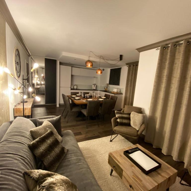 ARC 1950 - APPT 2 CHAMBRES/ 1 COIN NUIT LUXUEUX- SKI AUX PIEDS - Apartment mit Terrasse - 16