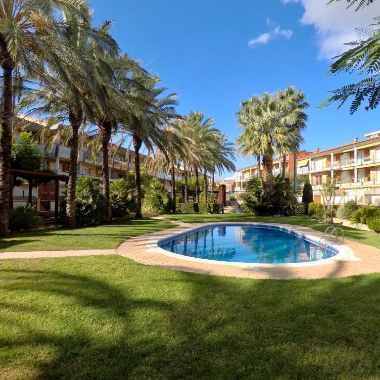 Apartamento con piscina, terraza y parking gratis "Ideal familias" Cambrils - Apartment with Garden View - 20