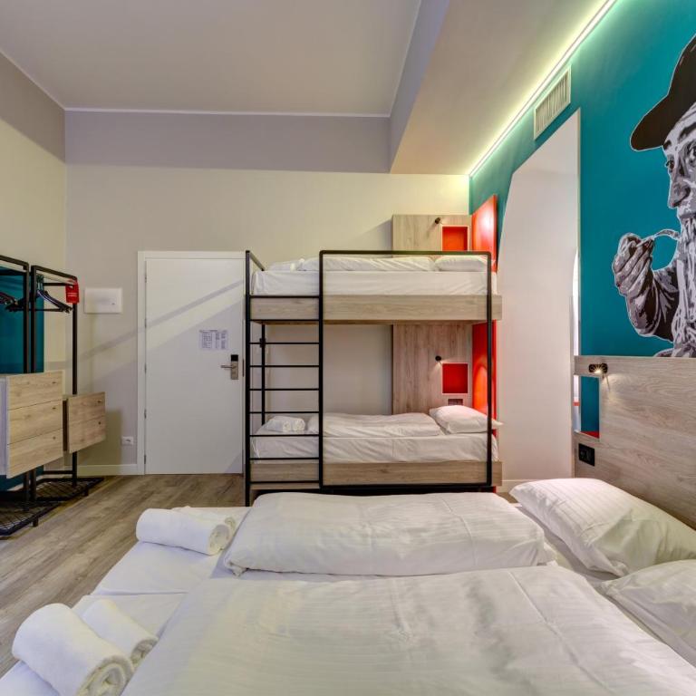 MEININGER Roma Termini - Posto Letto in Dormitorio Femminile con 5 Letti - 1
