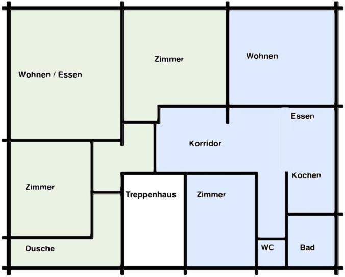 Chalet Alpenruh - Apartment mit 2 Schlafzimmern und Balkon (5 Erwachsene) - 1