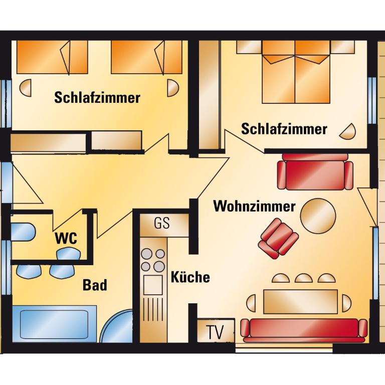 Chalet Cristall - Apartment mit 2 Schlafzimmern - 10