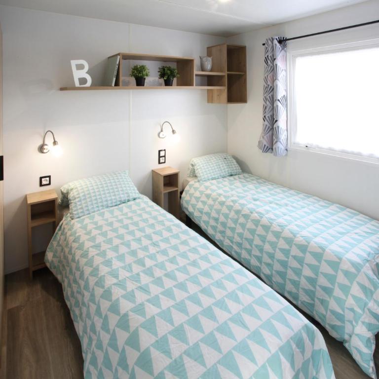 Camping Officiel Siblu Mar Estang - Two-Bedroom Mobile Home 6 people "Bien Etre Signature" with Air Conditionning - 9