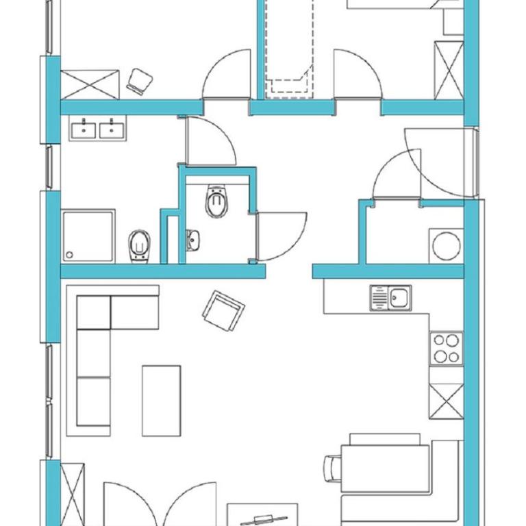 Haus Klein Rosental - Apartment mit 2 Schlafzimmern und Balkon - 2
