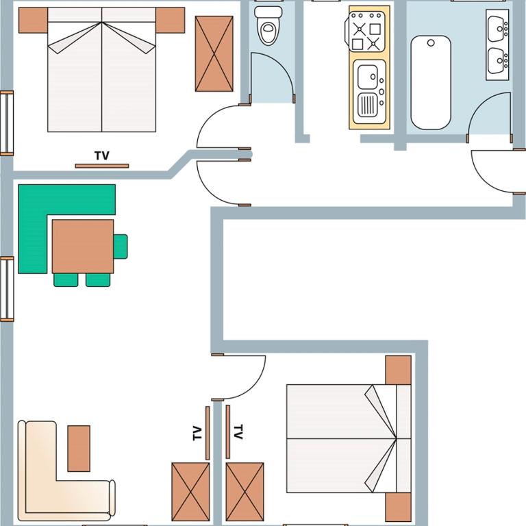Haus Bickel - Comfort Apartment mit 2 Schlafzimmern - 15