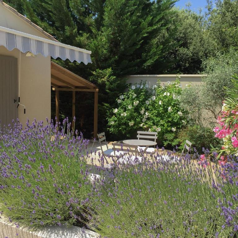 La Bastide au Ventoux - Chambre Double avec Patio - 6