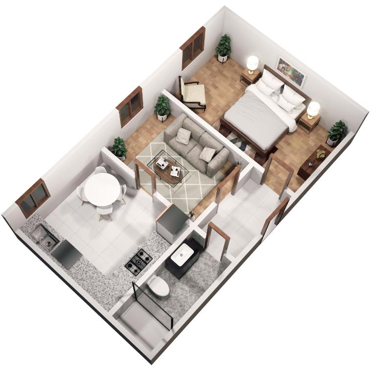 Cozy City Apartment - by Nahuen Suites - Apartment mit 1 Schlafzimmer - 6
