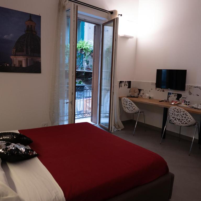 San Francesco Rooms and Apartment with Terrace in Palermo Locazione Turistica - Camera Matrimoniale Deluxe con Balcone - 23