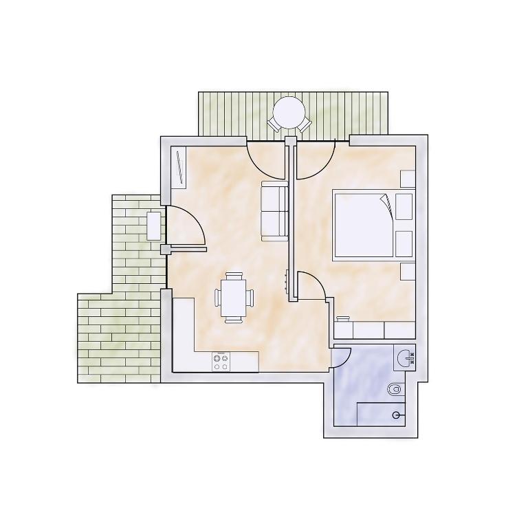 Strahlerhof - Appartamento con 1 Camera da Letto - 2