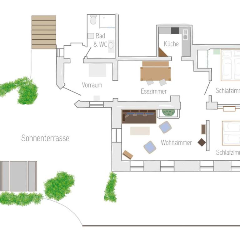 Bergh AM BERG - Apartment mit 2 Schlafzimmern und Bergblick - 4