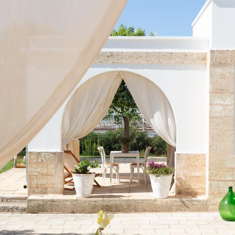 Masseria Podere40 Country Hotel - Camera Matrimoniale/Doppia con Letti Singoli con Vista Giardino - 5