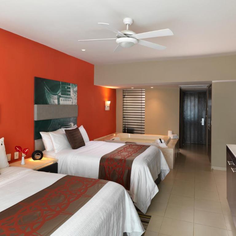 Hard Rock Hotel Vallarta All Inclusive - Habitación Deluxe con 2 camas dobles y vistas a la piscina - 1