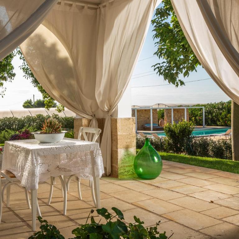Masseria Podere40 Country Hotel - Camera Matrimoniale/Doppia con Letti Singoli con Vista Piscina - 7
