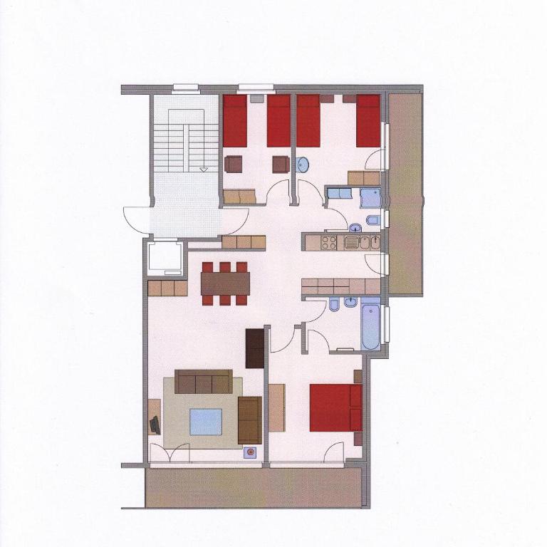 Ascot-Zermatt - Apartamento Deluxe de 3 dormitorios con balcón y vistas al monte Cervino - 17