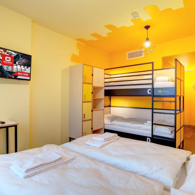 MEININGER Hotel Lyon Centre Berthelot - Lit dans Dortoir Mixte de 4 Lits - 1
