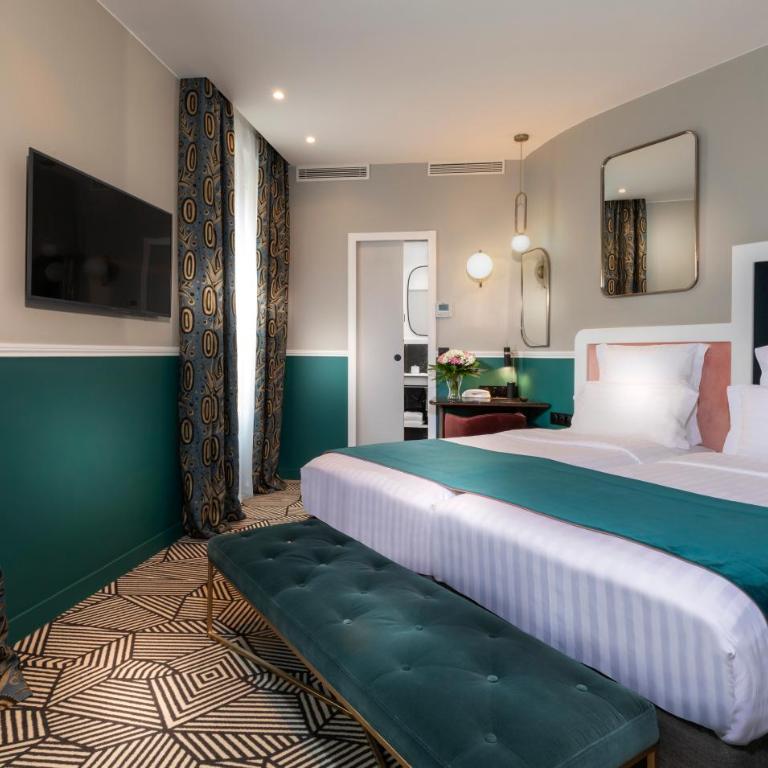 Hotel Elysa-Luxembourg - Chambre Supérieure avec Balcon - 1