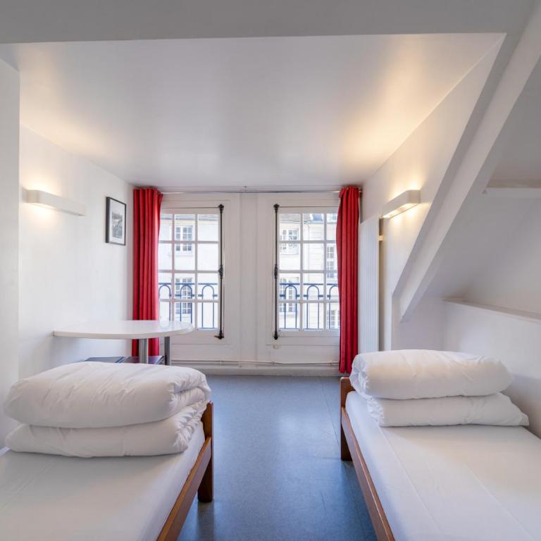 MIJE MARAIS Hostel - Chambre Lits Jumeaux - 1