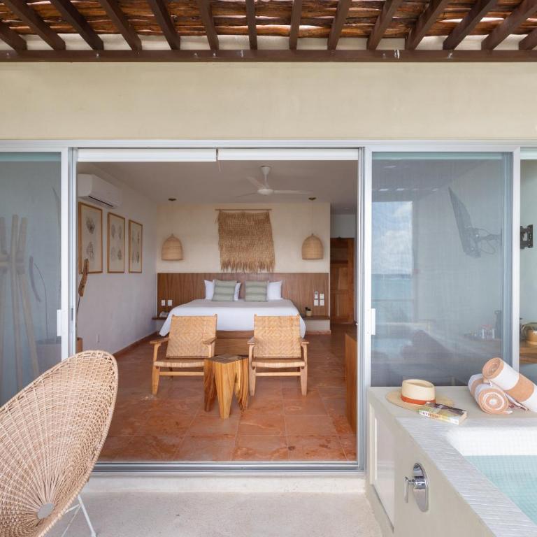 Mereva Tulum - Suite Principale avec Bassin Profond - Côté Plage - 4