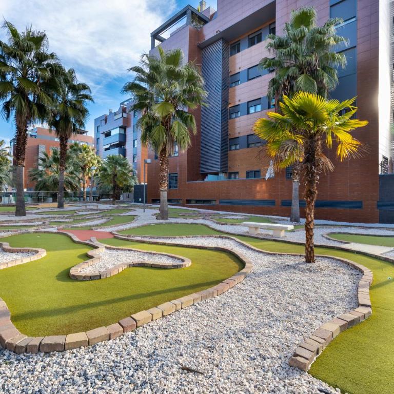 Apartamento Fórum-Ciencias con Parking & Piscina - One-Bedroom Apartment - 32