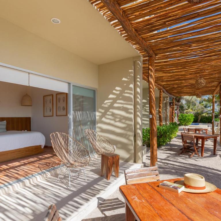 Mereva Tulum - Chambre Lit King-Size - Vue sur Mer - 2